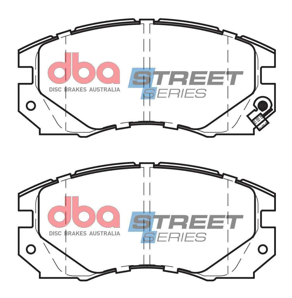 Ss Street Series Brake Pads Isuzu & Subaru 1990-96 Front DB1219SS - DBA