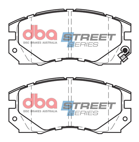 Ss Street Series Brake Pads Isuzu & Subaru 1990-96 Front DB1219SS - DBA | Universal Auto Spares