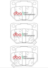 Sp Performance Brake Pads Nissan & Subaru 1989-2007 Rear DB1220SP - DBA