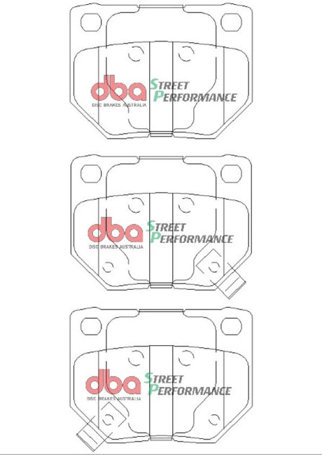 Sp Performance Brake Pads Nissan & Subaru 1989-2007 Rear DB1220SP - DBA | Universal Auto Spares