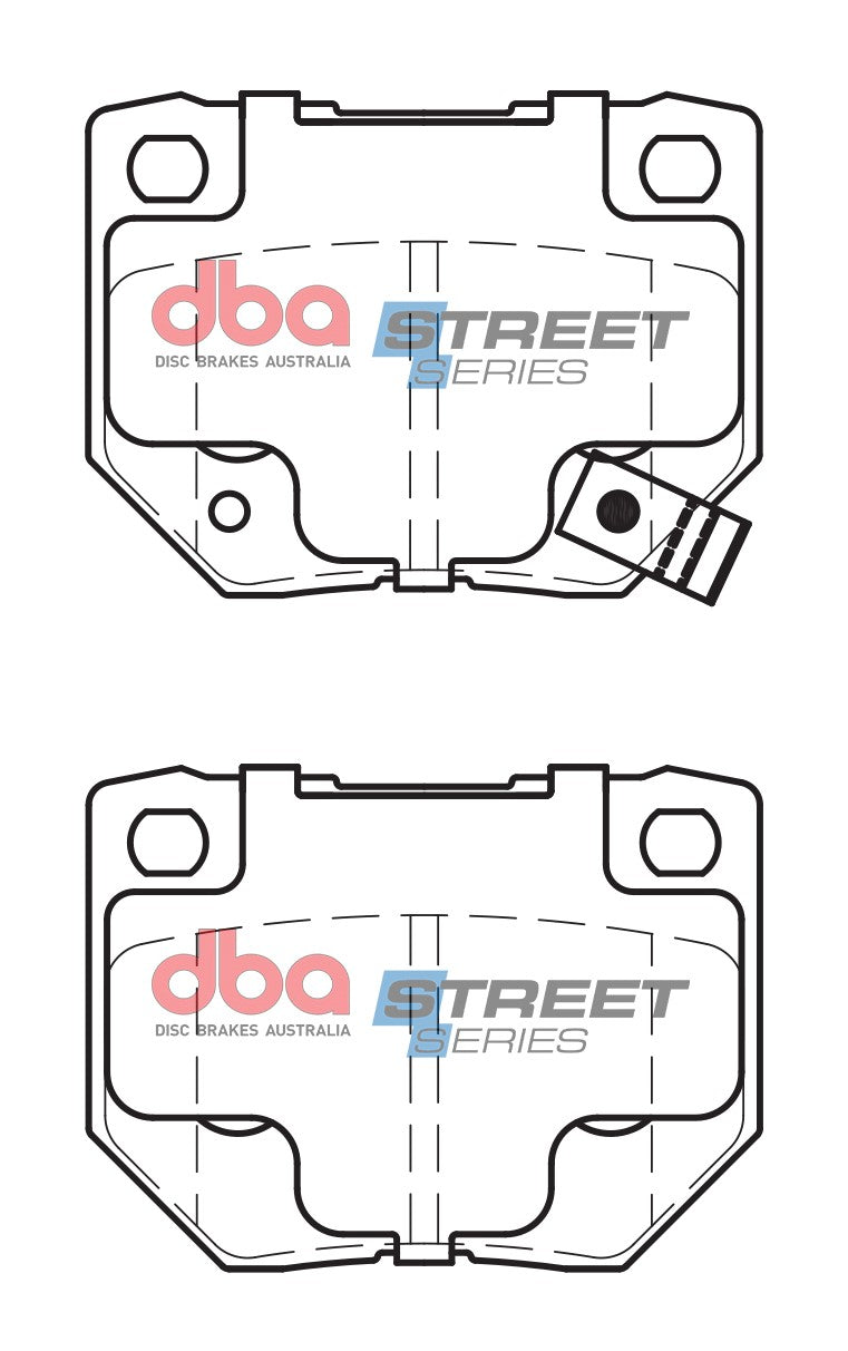 Ss Street Series Brake Pads Nissan & Subaru 1989-2007 Rear DB1220SS - DBA