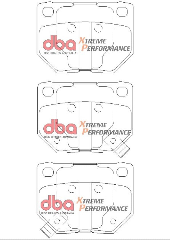 Xp Performance Brake Pads Nissan & Subaru 1989-2007 Rear R90 Approved DB1220XP - DBA