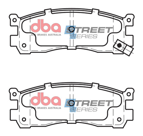 Ss Street Series Brake Pads Eunos & Mazda 1990-2014 Rear DB1222SS - DBA | Universal Auto Spares