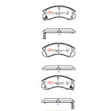 Ssev Street Series Brake Pads Mitsubishi Outlander Zj & Zk Phev Hybrid 2014 2019 Front DB1223SSEV - DBA