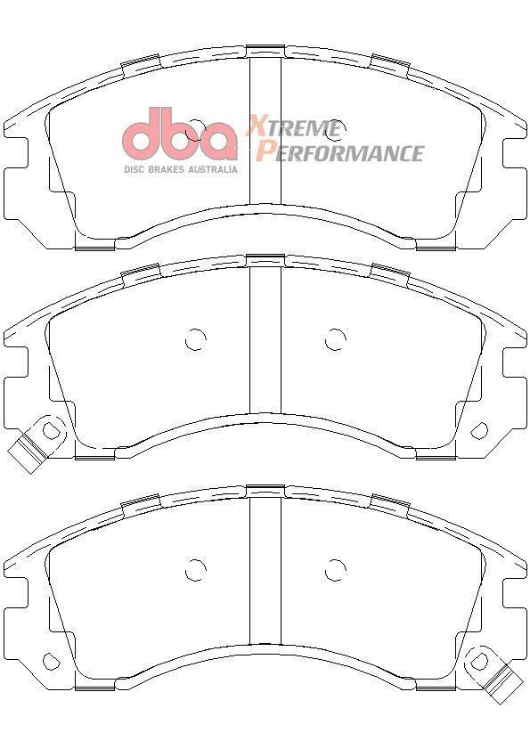 Xp Performance Brake Pads Mitsubishi 1991-2014 Front DB1223XP - DBA