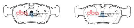 Ss Street Series Brake Pads Bmw 1989-2014 Front(suits Wear Sensor DBAWS1004) DB1224SS - DBA | Universal Auto Spares