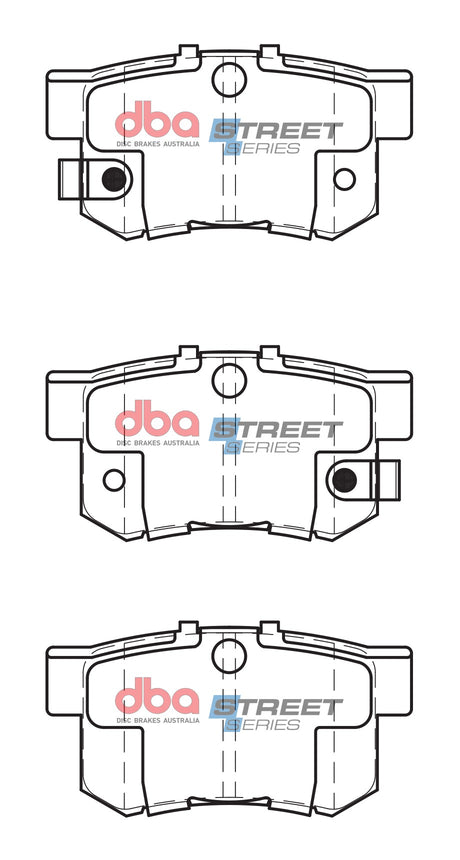 Ss Street Series Brake Pads Honda & Mg 1990-2014 Rear DB1230SS - DBA | Universal Auto Spares