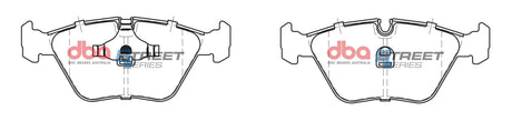 Ss Street Series Brake Pads Jaguar 1990-2003 Front DB1242SS - DBA | Universal Auto Spares