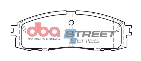 Ss Street Series Brake Pads Toyota Cressida & Supra 1986-93 Rear DB1244SS - DBA | Universal Auto Spares