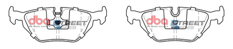 Ss Street Series Brake Pads Bmw 1989-2002 Rear(suits Wear Sensor DBAWS1005) DB1245SS - DBA | Universal Auto Spares