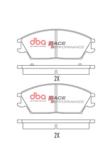 Race Brake Pads Hyundai 1986-2014 Front DB1252RP - DBA