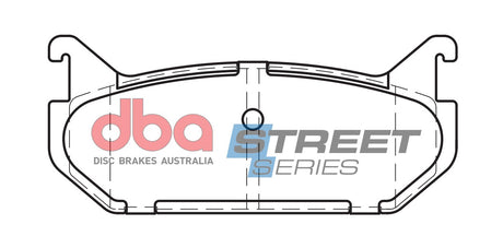 Ss Street Series Brake Pads Eunos/Ford & Mazda 1991-99 Rear DB1254SS - DBA | Universal Auto Spares