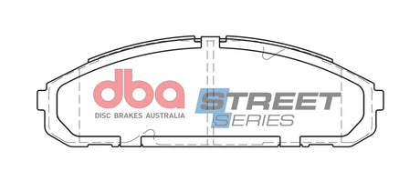 Ss Street Series Brake Pads Nissan Patrol 1988 1997 Front DB1257SS - DBA | Universal Auto Spares