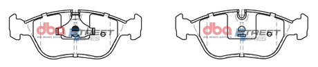 Ss Street Series Brake Pads Volvo 1992-2004 Front DB1261SS - DBA | Universal Auto Spares