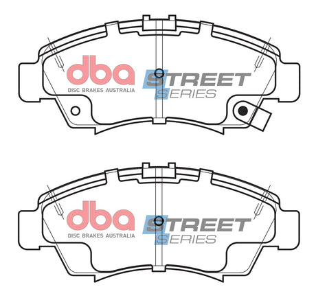 Ss Street Series Brake Pads Honda & Isuzu 1991-2014 Front DB1262SS - DBA | Universal Auto Spares