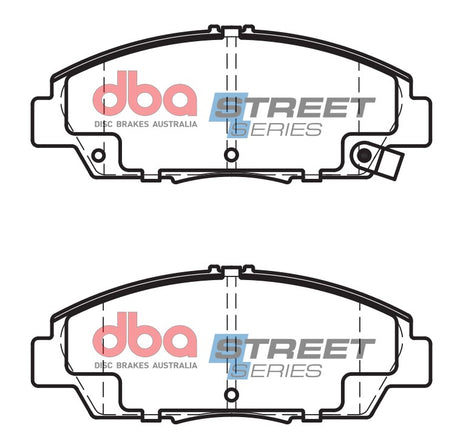 Ss Street Series Brake Pads Honda Accord & Prelude 1991-2002 Front DB1268SS - DBA | Universal Auto Spares