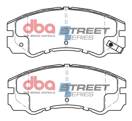 Ss Street Series Brake Pads Holden & Isuzu 1991-2014 Front DB1270SS - DBA | Universal Auto Spares