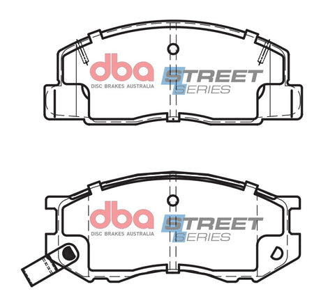 Ss Street Series Brake Pads Daihatsu & Toyota 1989-2002 Front DB1276SS - DBA | Universal Auto Spares