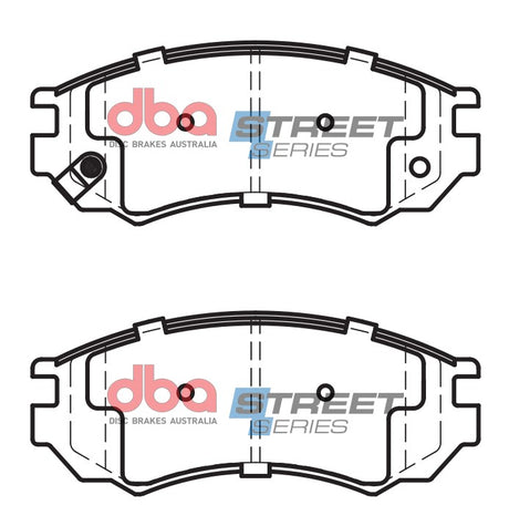 Ss Street Series Brake Pads Nissan 1991-2000 Front DB1281SS - DBA | Universal Auto Spares