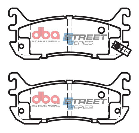 Ss Street Series Brake Pads Mazdz Mx 5 1.8L 1993-2001 Rear DB1283SS - DBA | Universal Auto Spares