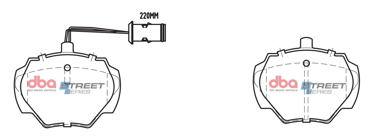Ss Street Series Brake Pads Landrover & Range Rover 1990-1999 Rear DB1285SS - DBA