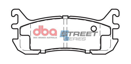 Ss Street Series Brake Pads Ford & Mazda 1993-98 Rear DB1291SS - DBA | Universal Auto Spares