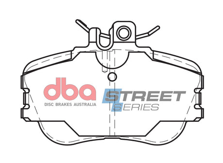 Ss Street Series Brake Pads Mercedes 1993-2003 Front(suits Wear Sensor DBAWS1098 ) DB1295SS - DBA | Universal Auto Spares