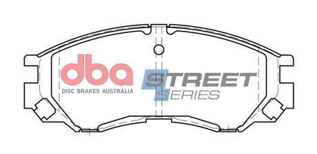 Ss Street Series Brake Pads Mitsubishi 1994-2014 Front DB1297SS - DBA | Universal Auto Spares