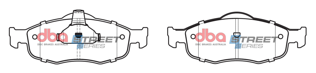 Ss Street Series Brake Pads Ford Coogar & Mondeo 1995-2004 Front DB1299SS - DBA