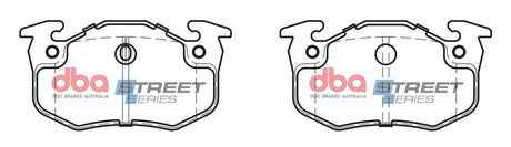 Ss Street Series Brake Pads Citroen/Peugeot & Renault 1991-2006 Rear DB1301SS - DBA | Universal Auto Spares