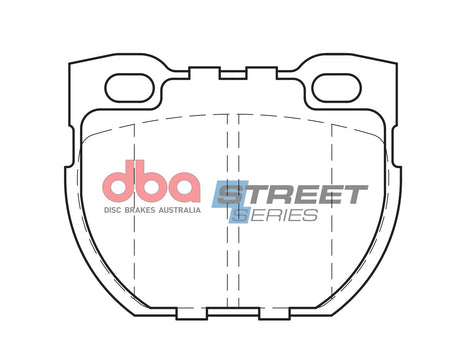 Ss Street Series Brake Pads Landrover Defender 1993-2014 Rear DB1306SS - DBA | Universal Auto Spares
