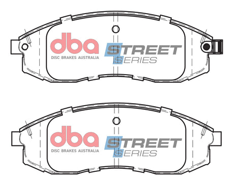 Ss Street Series Brake Pads Nissan Maxima & Stagea 1994-2003 Front DB1308SS - DBA | Universal Auto Spares