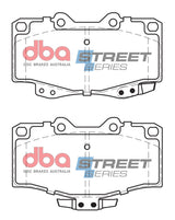 Ss Street Series Brake Pads Toyota Landcruiser & Prado 1996-2003 Front DB1323SS - DBA