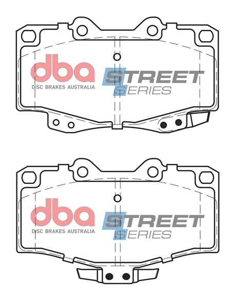 Ss Street Series Brake Pads Toyota Landcruiser & Prado 1996-2003 Front DB1323SS - DBA | Universal Auto Spares