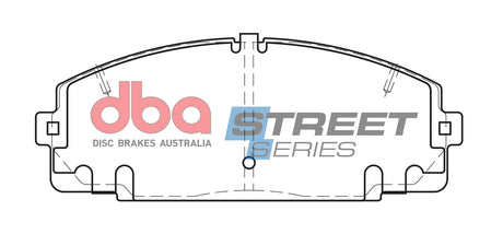 Ss Street Series Brake Pads Toyota 1993-2006 Front DB1328SS - DBA | Universal Auto Spares
