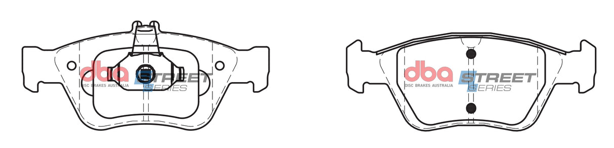 Ss Street Series Brake Pads Chrysler & Mercedes 1995-2005 Front DB1330SS - DBA