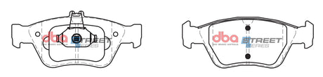 Ss Street Series Brake Pads Chrysler & Mercedes 1995-2005 Front DB1330SS - DBA | Universal Auto Spares