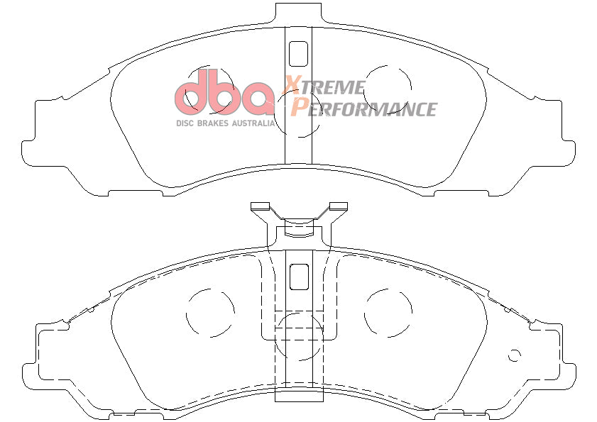 Xp Performance Brake Pads Holden 1997-2006 Front DB1331XP - DBA