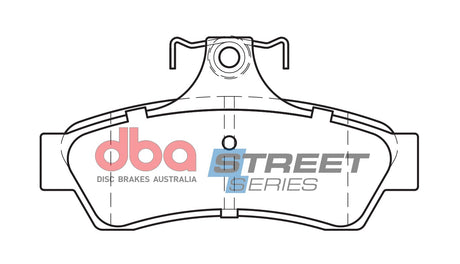 Ss Street Series Brake Pads Holden 1997-2014 Rear DB1332SS - DBA | Universal Auto Spares