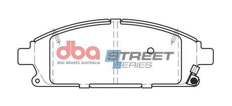 Ss Street Series Brake Pads Honda/Isuzu & Nissan 1999-2014 Front DB1333SS - DBA | Universal Auto Spares