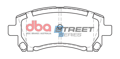 Ss Street Series Brake Pads Subaru 1996-2003 Front DB1342SS - DBA | Universal Auto Spares