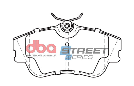 Ss Street Series Brake Pads Volkswagon Transporter 1990 2003 Front DB1349SS - DBA | Universal Auto Spares