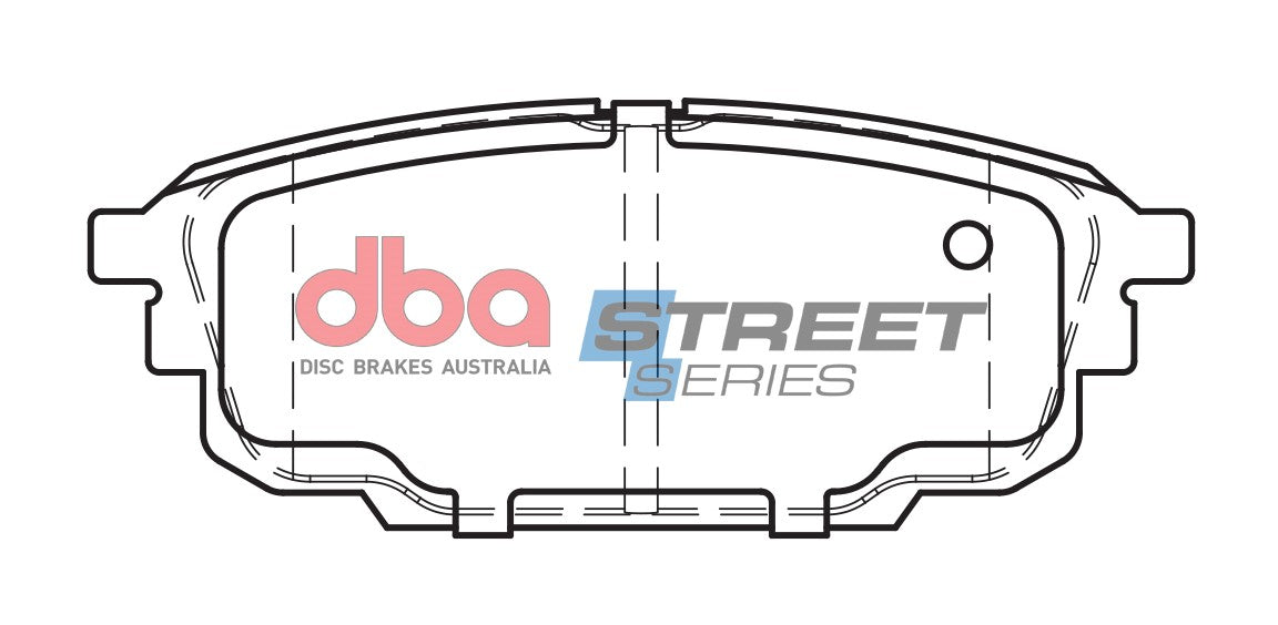 Ss Street Series Brake Pads Ford & Mazda 1998-2014 Rear DB1359SS - DBA