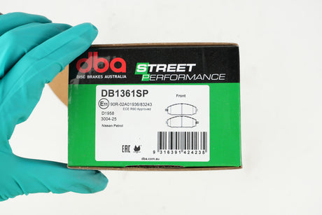 Sp Performance Brake Pads Nissan Patrol 1998-2014 Front R90 Approved DB1361SP - DBA | Universal Auto Spares