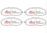 Xp Performance Brake Pads Nissan Patrol 1998-2014 Front DB1361XP - DBA | Universal Auto Spares