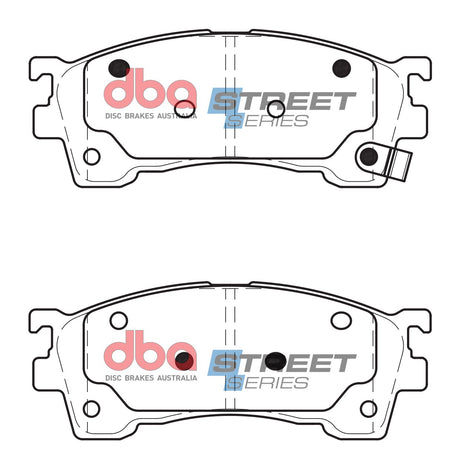 Ss Street Series Brake Pads Ford/Kia & Mazda 1991-2004 Front DB1362SS - DBA | Universal Auto Spares