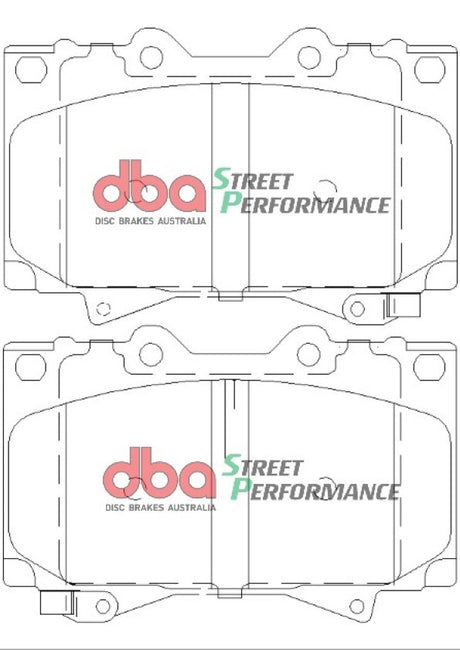 Sp Performance Brake Pads Lexus & Toyota 1996 On Front R90 Approved DB1365SP - DBA | Universal Auto Spares