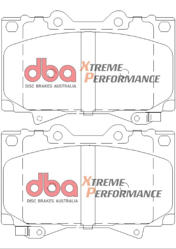 Xp Performance Brake Pads Lexus & Toyota 1996 On Front R90 Approved DB1365XP - DBA