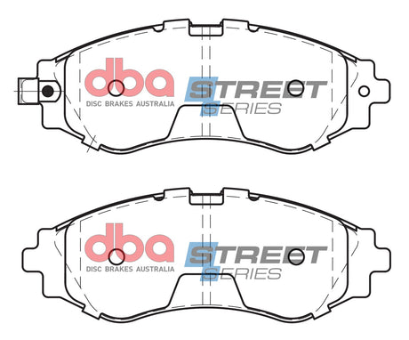 Ss Street Series Brake Pads Daewoo & Holden 1998-2014 Front DB1370SS - DBA | Universal Auto Spares