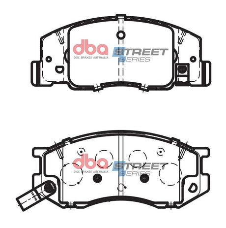 Ss Street Series Brake Pads Toyota 1994-2014 Front DB1372SS - DBA | Universal Auto Spares